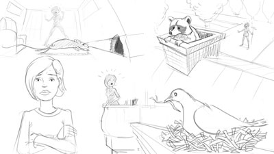 AnimalKind-Storyboard-d Hand Drawn Animation